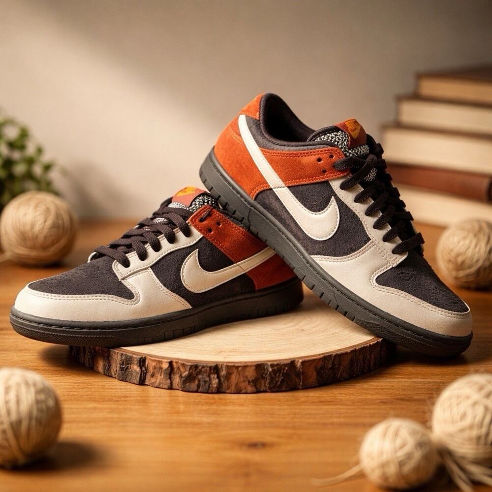 Size 7m/8.5W Nike Dunk Low Red Panda 2023 Men's Velvet Brown NEW!! 🔥🔥